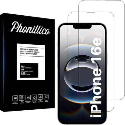 Screenprotector geschikt voor iPhone 16e - 2 stuks Beschermglas van glas Transparante glazen schermbeschermfolie