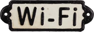 MadDeco - Gietijzeren - wandbord - Wifi