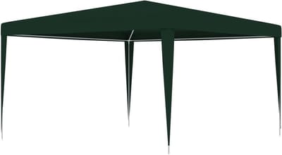 Partytent Gazebo - Outdoor Luifel - Feesten Buiten - Waterbestendig PE Materiaal - 4 x 4 Meter - Groen