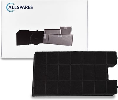 AllSpares Koolstoffilter voor Afzuigkap geschikt voor Gorenje 322147 - AH083 (380x256x13mm)