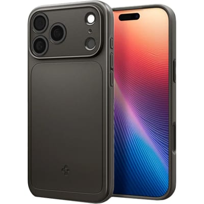 Spigen Thin Fit MagFit Hoesje Geschikt voor Apple iPhone 17 Pro - Back Cover Compatibel met MagSafe - Gunmetal