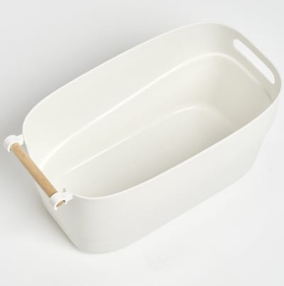 Organiser voor badkameraccessoires, 40 x 21,5 x 18 cm, wit, ZELLER - ZELLER