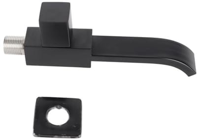 Dailygoods- Badkamerkraan Mat Zwart - Wastafelkraan - Wandmontage - Duurzaam - Corrosiebestendig - Eenvoudig te installeren