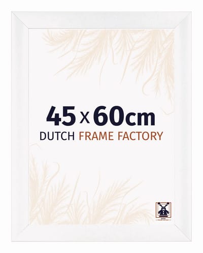 Fotolijst 45x60 cm - MDF - Wit Mat - Praag