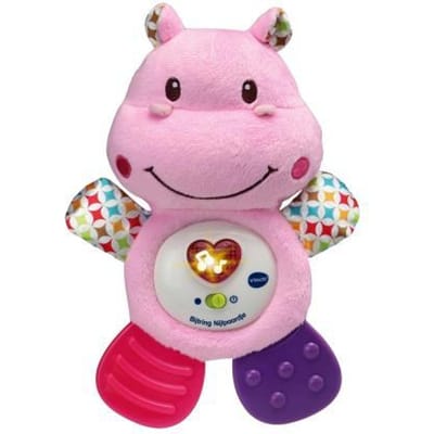 VTech Baby Bijtring Nijlpaardje - Educatief Baby Speelgoed - Geluiden, Vrolijke Zinnetjes, Melodietjes & Liedjes - 0 tot 24 Maanden