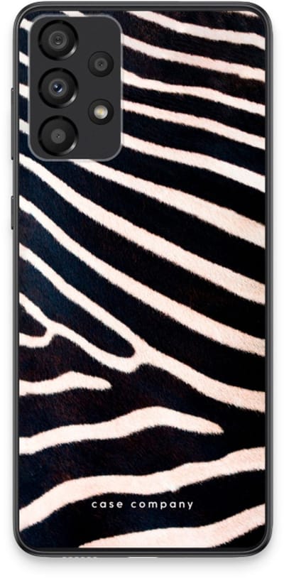 Case Company® - Hoesje geschikt voor Samsung Galaxy A33 5G hoesje - Zebra - Soft Cover Telefoonhoesje - Bescherming aan alle Kanten en Schermrand