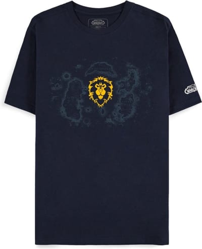 World Of Warcraft - Alliance Heren T-shirt - L - Donkerblauw
