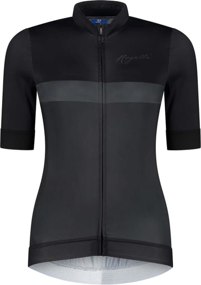 Rogelli Prime Fietsshirt - Korte Mouwen - Dames - Zwart, Grijs - Maat L