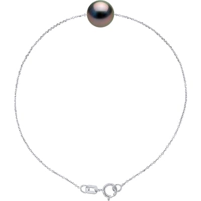 Armband Tahitian Pearl Ronde 8-9 mm Chain Convict White Gold