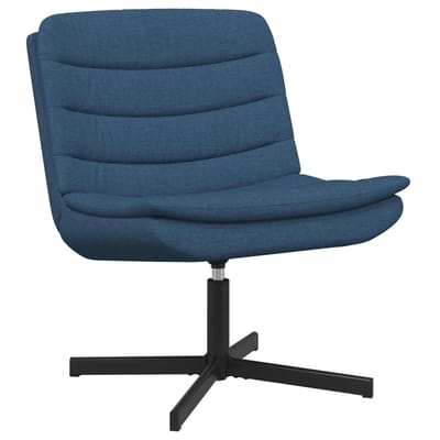 vidaXL - Draaistoel - Blauw - 63 - x - 75 - x - 76 - cm - Stof