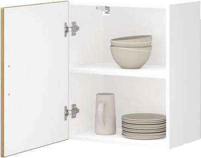 Keukenkastjes set - Wandkasten - Keuken opruimen - Onderhoudsvriendelijk - 50 x 31 x 60 cm - Eikenhout