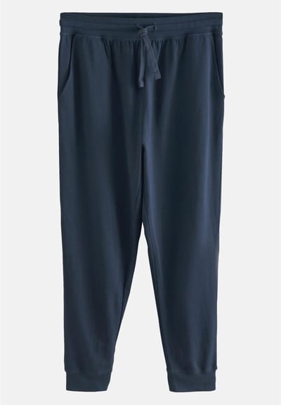 Next - Heren - Met boorden - Dunne joggingbroek - Blauw