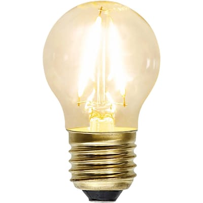Kogellamp - E27 - 1.5W - Super Warm Wit <2200K - Filament - Helder