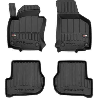 Frogum - No.77 - VW Golf V 2003-2008 - Automatten set - 3D Bakmatten - TPE Rubber - 6 cm Rand