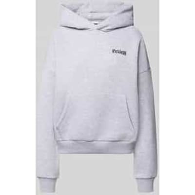Oversized hoodie met labelprint