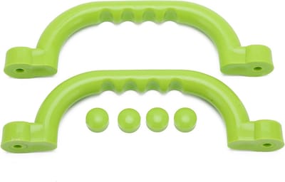 Veiligheidshandgrepen - Speelgrepen - Veilig Klimmen - Antislip ABS - 24 x 9 x 3 cm - Groen