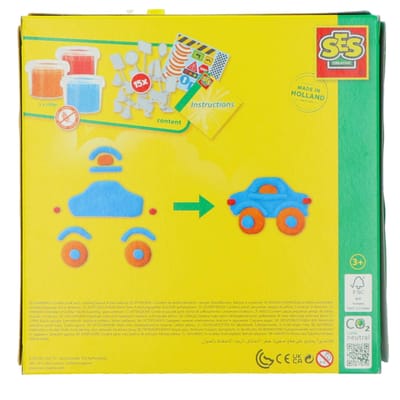 SES Creative - Puppy's Klei - Puppy Set met Hondenhok en 9 Accessoires - Vegan en Glutenvrij - Herbruikbaar - Uitwasbaar - Vanaf 3 jaar