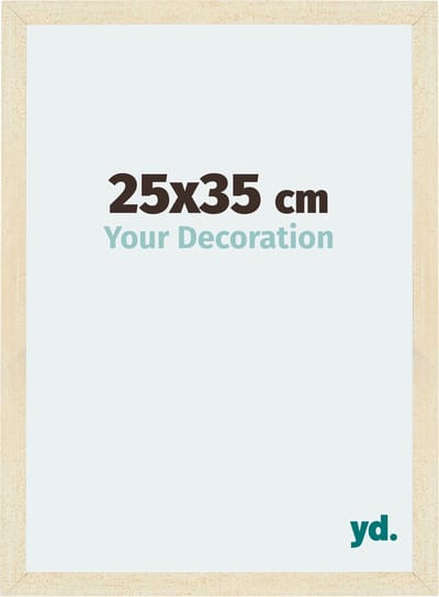 Your Decoration - Fotolijst 25x35 cm - MDF - Zand Geveegd - Mura