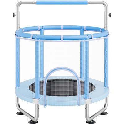 Trampoline 55  pour Enfants Mini Trampoline pour Tout-Petits avec Filet Intérieur Extérieur