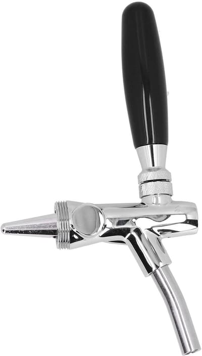 Dailygoods- Bierkraan 3 cm - Verstelbare Handgreep - Roestvrij Staal - Drankdispenser - Biervat Kraan - Veilig Gebruik - Biervatkraan