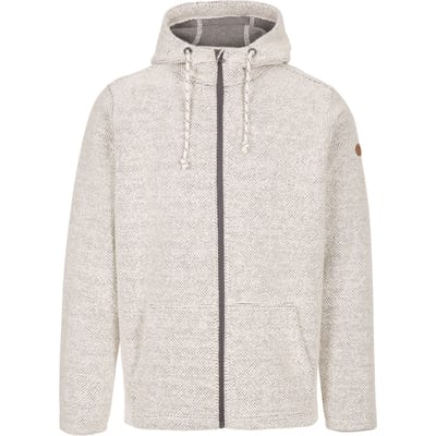 Trespass Heren Hoodie Scawton met rits (Off White Marl)