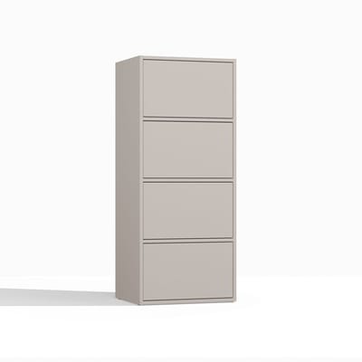 MALWA ALMA - Dressoir - 4 deuren - TIP-ON greeploos - Kasjmier beige