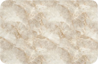 WC mat 60x40 cm - Antislip - Lichtbeige - Onyx - Subtiel - Toiletmat - Vloermat - Douchemat - Toilet tapijt - Toiletmatten