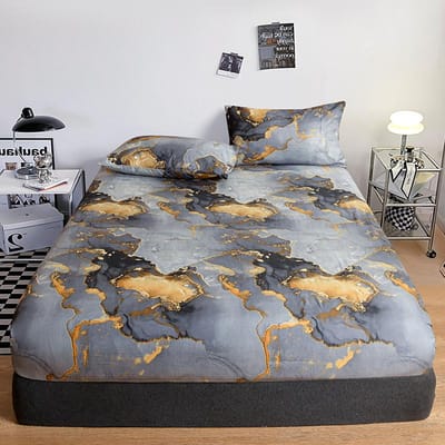 Zacht Hoeslaken Met Elastiek Hoeslaken Thuis Matrasbeschermer Bedsprei Met Print(Geen kussensloop) 99x190x30cm 1pc