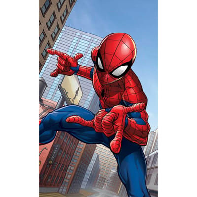 Serviette SPIDERMAN pour tout-petit Coton pour enfant 30 x 50 cm pour le visage et les mains MARVEL