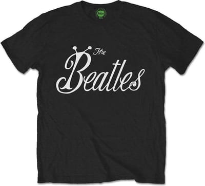 The Beatles - Bug Logo Heren T-shirt - L - Zwart