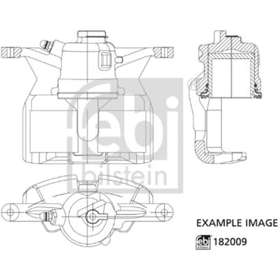 Remklauw FEBI BILSTEIN 182009, voor links