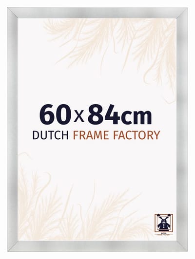 Fotolijst 60x84 cm - MDF - Aluminium Geborsteld - Praag