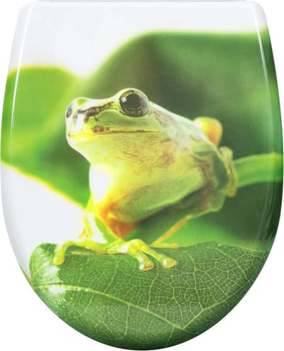 Toiletbril O-vorm - WC bril - Badkamer Comfort - Zachte sluiting - Universeel - Groen