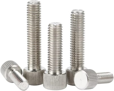 Verstelbare Duimschroeven met Platte Knurled Kop, RVS, M8×20mm, 4 Stuks voor Meubelmontage en DIY-projecten