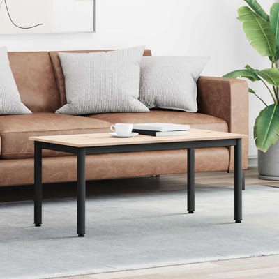 vidaXL - Salontafel - Naturel - 100 - x - 50 - x - 45 - cm - Massief - grenenhout