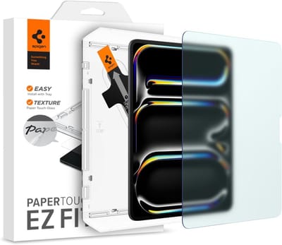 Spigen Paper Touch iPad Pro 13 (2024/2025) Screen Protector met Montageframe