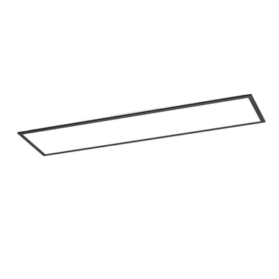 EGLO Moradillo LED Paneel - 119.5 x 29.5 cm - Zwart - Instelbaar wit licht (warm, neutraal en daglicht)