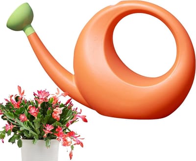 Gieter 4 liter - Schenktuit gieter - Planten water geven - Lange nauwkeurige tuit - 4 liter inhoud - Oranje groen