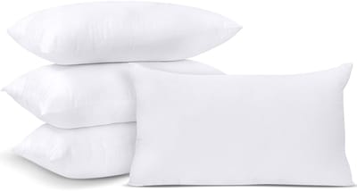 Unyqoos ® Comfortabele Set van Vier Luxe Kussenvullingen voor Optimaal Wooncomfort, Ideaal voor Bank en Slaapkamer