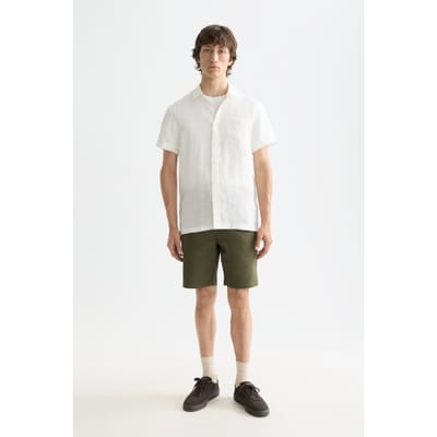 Scotch & Soda Core Linen Shirt Off White Taglia: S | Camicie Casual Outlet | Uomo | Bianco