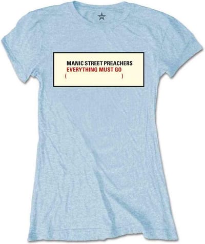 Manic Street Preachers - Everything Must Go Dames T-shirt - 2XL - Blauw