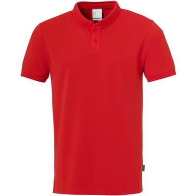 Uhlsport Essential Prime Polo Kinderen - Rood / Wit | Maat: 140