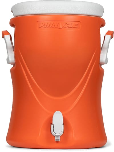 Pinnacle Platino 3 Gallon - Geïsoleerde Drankdispenser / Drankkoeler met kraantje - 12 Liter - Oranje