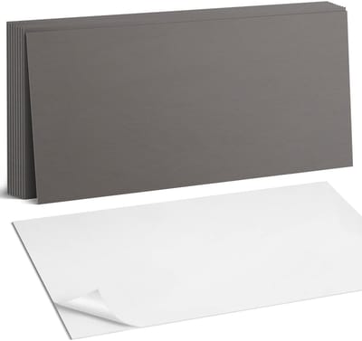 Coloray Plaktegels - Grijs Zelfklevende Wandtegels - 40 cm x 20 cm - Grijs Plaktegels - 10 stuks - Rechthoek PVC Tegels - Plaktegels Badkamer - Vloertegels Zelfklevend - Vinyltegels Vloer Zelfklevend - Portugese Tegels