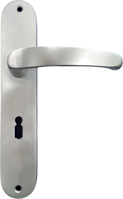 Deurkruk sleutelgat 56 mm mat chroom silhoutte