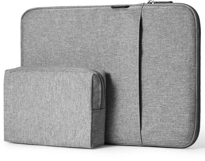 Betaalbare Goederen® Laptoptas - Grijs - 13 inch - Laptop Standaard - Laptoptas Dames - Laptop Tas - Laptoptassen - Laptoptas Heren