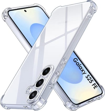 Hoesje geschikt voor Samsung Galaxy S25 FE backcover Shockproof siliconen Transparant