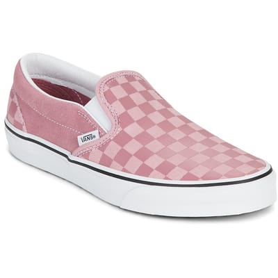Instappers Vans Classic Slip-On CHECKERBOARD MAUVE