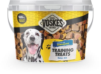Voskes Hondensnack Training Mix Emmer - 4 x 1,8 kg - Voordeelverpakking