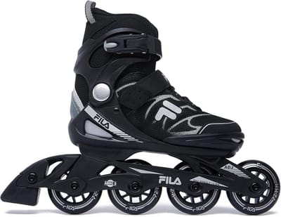 Kinder Skates - Skeelers - Buiten Plezier - Verstelbare Maat - 28-32 - Zwart